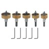Rowiz 5PCS 30/32/35/38/40mm HSS Hole Saws Set for Thin Metal,Cut
