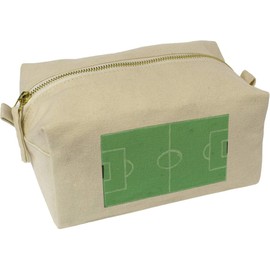 'Sketchy Football Field' Canvas Wash Bag/Makeup Case (CS00044947)