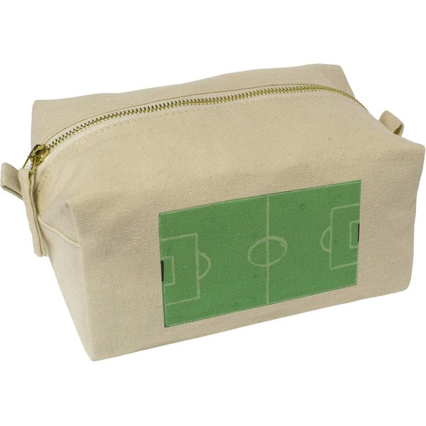 'Sketchy Football Field' Canvas Wash Bag/Makeup Case (CS00044947)