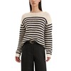 Marc O'Polo Long Sleeve Boat Neck Jumper, multicoloured, XS