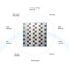 Art3d 10-Pack Self-Adhesive Metal Backsplash Peel and Stick Tile for