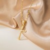 KFERAXSZ Cross Necklace for Women 14K Gold Cross Necklaces for