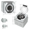 Suplevel 50 Amp Power Outlet Box, NEMA 6-50R 250 Volt