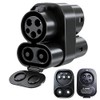 Adaptador CCS1 a CCS2, Conector de Carga para Vehículos Eléctricos,