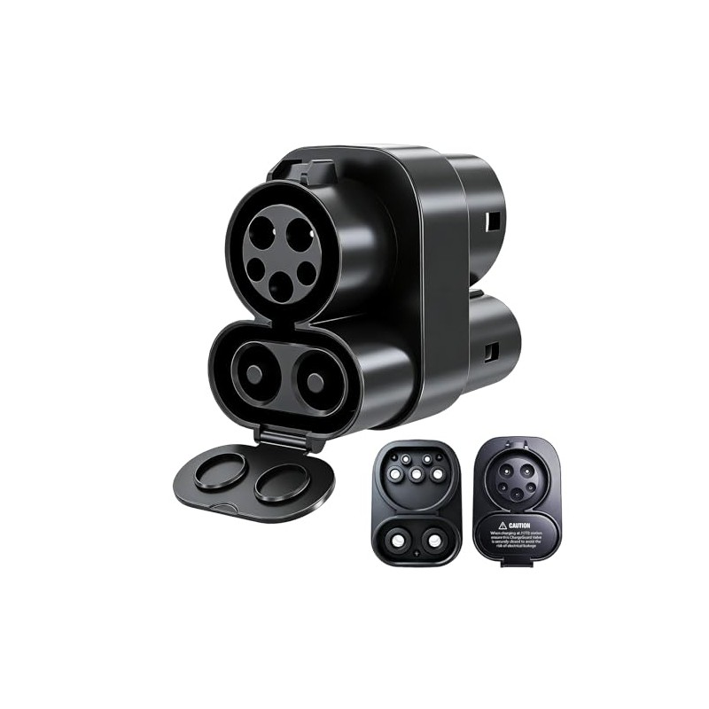 Adaptador CCS1 a CCS2, Conector de Carga para Vehículos Eléctricos,