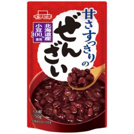 Ichibiki Zenzai Refreshingly Sweet Zenzai 150g (Pack of 6), 100% Hokkaido Azuki Red Bean Soup, Japanese Sweets Wagashi made from Hokkaido Tokachi Red Beans, Additives Free, MADE IN JAPAN
