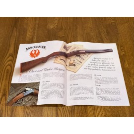 Ruger 1977 Ruger Red-Label Grade Over and Under Shotgun Catalog Brochure Advertising