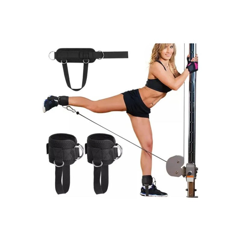 Par Grilletes Para Tobillo Con Grilletes Gym Abductor Gluteo