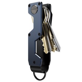 MINBERAND Key Organizer Compact Key Holder Metal Key Chain Minimalist key case key holder for keychain Secures 1-5 Keys