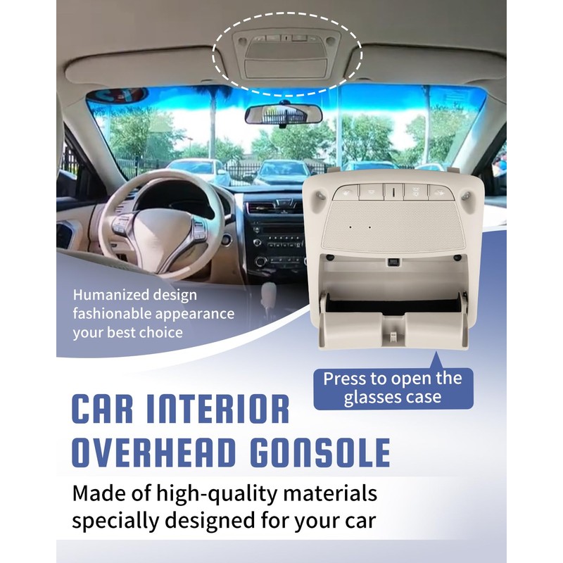 YUANTUO Car Interior Overhead Console Map Reading Light LampTeana Fit