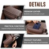 wuyaoyao Car Center Console Cover, Leather Car Armrest Box Cover,