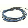 benerini Men's Surf Surfer Style Multi-Coloured Cord Bracelet Wristband -