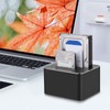 Hard Drive Docking Station USB3.0 Aluminium Alloy 7+15Pin SATA 5Gbps