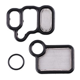 15845-RAA-A01 91319-PAA-A01 Head Cylinder Solenoid Valve Gasket Set Fit 02-12【Acura】CSX/RDX/RSX/TSX 【Honda】Accord/Civic/CR-V/Element/FIT 1.5L/2.0L/2.4L 15815-RAA-A02,15815PNA003,917-176,VVS900,SVF100