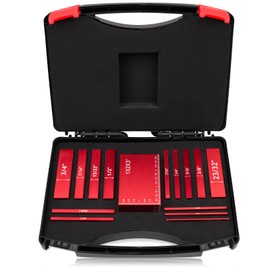 15 PCS Setup Blocks for Woodworking, Precision Aluminum Height Gauges for Router and Table Saw, Set Up Blocks for Woodworking Tools