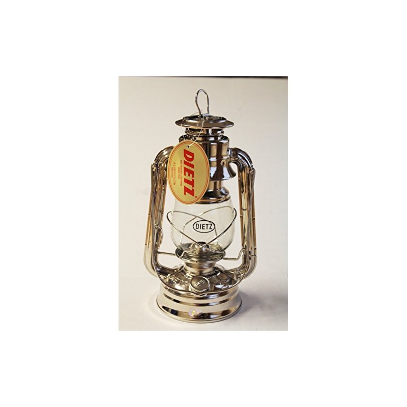 Dietz Original #76 Oil Lamp Burning Lantern - Nickel Plated