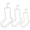 6 Pcs (3 Pairs) Stainless Steel Sock Blockers - Small,