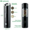 GATGOODS Gravity Electric Salt and Pepper Grinder Set, Adjustable Coarseness,