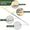 DkOvn 8 Pack Marshmallow Roasting Sticks Set, Extendable 32in Long