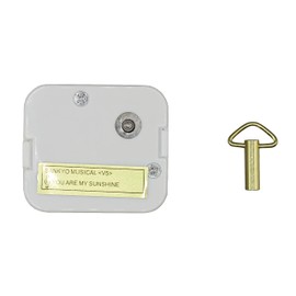 Creative Hobbies 18 Note Wind up Music Box Musical Movement - Plays You are My Sunshine