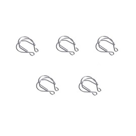 Deschem 14# Lab Steel Wire Clip Keck Clamp For 14/23 14/20 Glass Ground Joint 5 Pcs/Pack