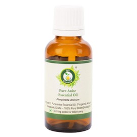 R V Essential Pure Anise Essential Oil 100ml (3.38oz)- Pimpinella Anisum (100% Pure and Natural Steam Distilled)