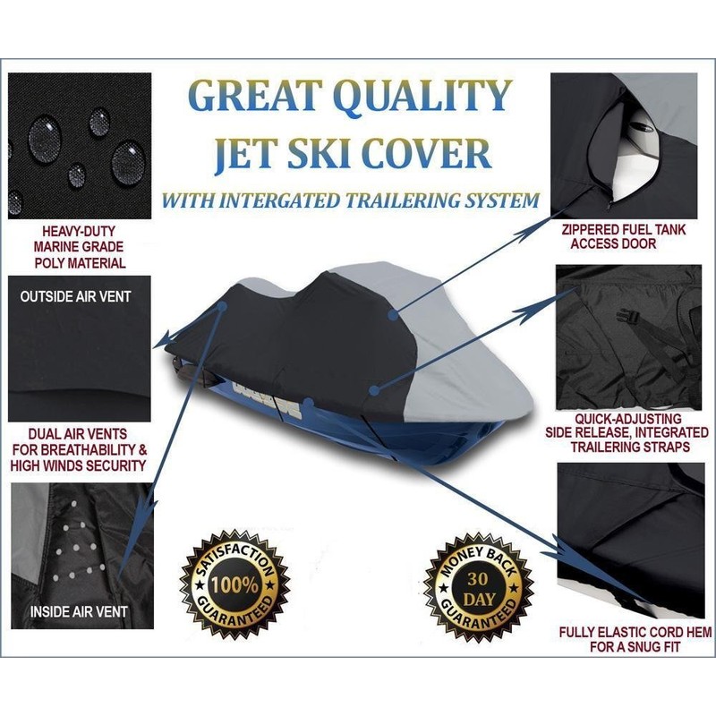 SBU Jet Ski Personal Watercraft Cover Compatible for Sea Doo