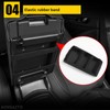 AOMSAZTO Black Leather Armrest Covers for Grand Cherokee 2011-2021 Jeep
