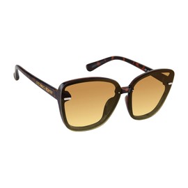 Vince Camuto Women's Vc907 UV Protective Back-Frame Cat-Eye Sunglasses | All-Season | A Gift of Standout Style, 65 mm black Size: 65 mm