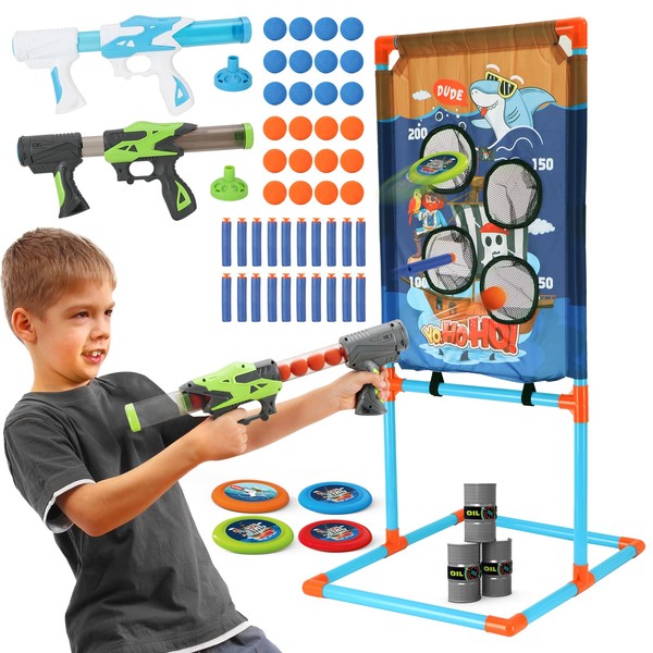 EagleGrove Shooting Games for Kids - 2 Player Air Guns,