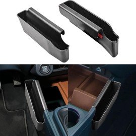 TACOBRO Center Console Gear Shift Side Storage Box Organizer Compatible with Ford Maverick 2022-2024 2025 Accessories,Maverick Pickup Truck Left and Right Side Hanging Storage Box