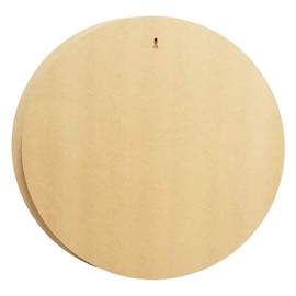 Studio Papilia Round, 18x18 inch 2-Pack | Unfinished Wooden Shape | Paint Pouring Art Panel | Wood Boards for Crafts | DIY Plaque Plank Cutout | Blank Sign Tray | Artist Painting | Resin Flow Epoxy