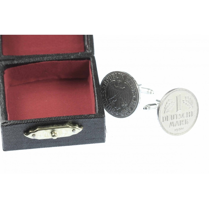 Miniblings 1 DM German Germany Mark Cuff Links Cufflinks Brd