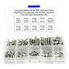 Guard4U 280Pcs #4-40 UNC Stainless Steel Flat Head Countersunk Hex