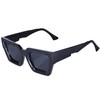 cydays Square Sunglasses for Women Men Square Thick Frame Sun