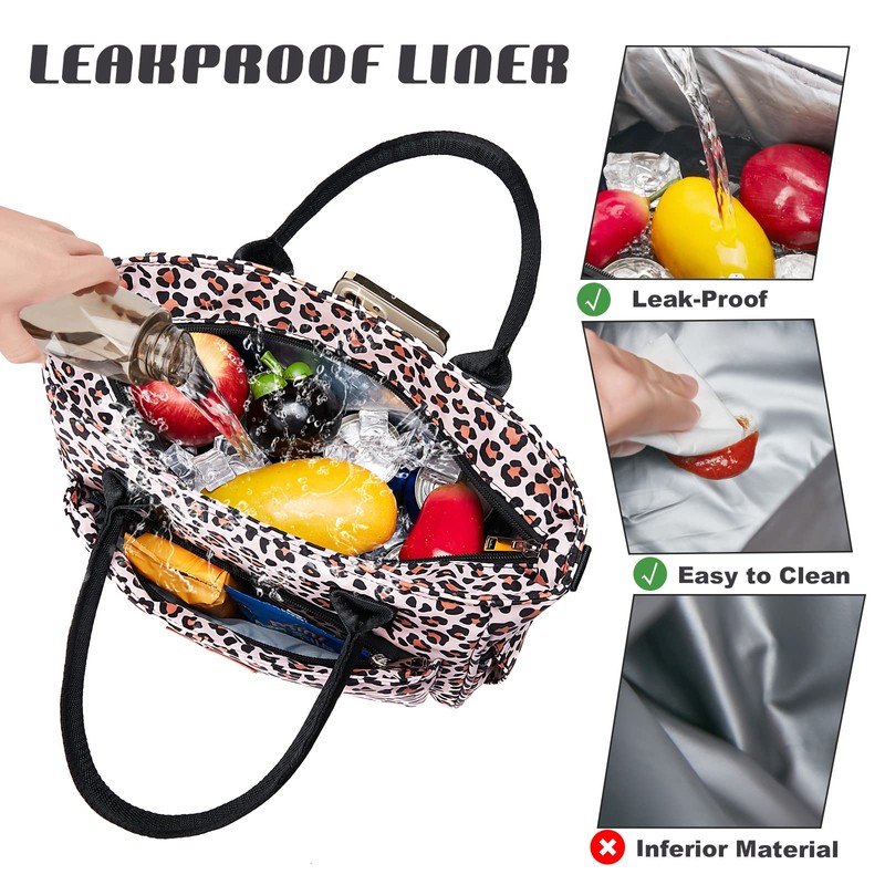 Lunch Bag for Women, Insulated Lunch Box for Work, Large