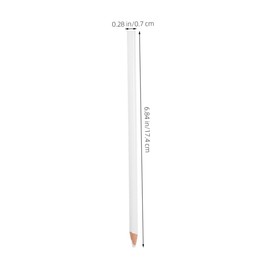 CORHAD 6Pcs White Art Pencils for Glass Ceramic Marking Reliable Fabric Chalk for Sewing Smooth Writing Cutting Comfortable Grip for Tailoring Crafting