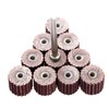 10Pcs 240# Grit Dia 3/8" 10mm Sanding Sandpaper Flap Wheel