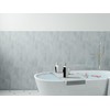 COLAMO Luxury Grey Peel and Stick Subway Tile Backsplash, Glossy