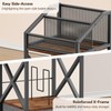 Portin Rolling Vinyl Record Storage Rack, Multi Magazine Holder
