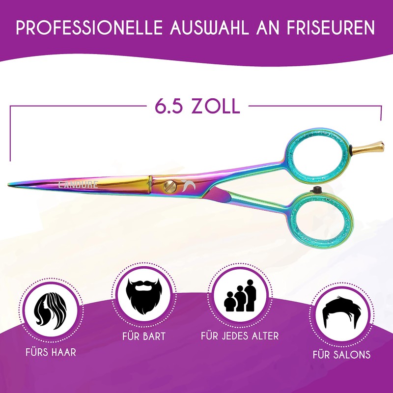 Candure Hairdressing Scissors Premium Hair Cutting Scissors Professional Hair Scissors