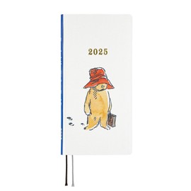 Almost Daily Notebook, 2025 Weeks, Japanese Paddington(TM) / Thank You for This Bear Beginning January, Weekly Notebook, Weekly Left, Slim Vertical