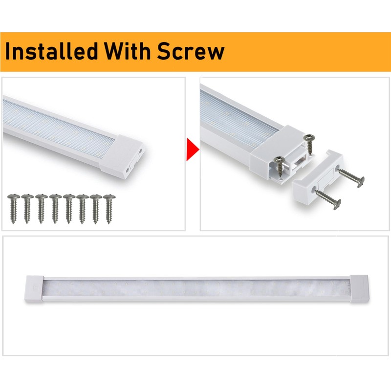 Raycharm RV Interior LED Ceiling Light Fixture 26.4" x 2.0",