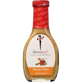 Skinnygirl Fat-Free Salad Dressing, Sugar-Free Honey Dijon, 8 Ounce (Pack of 12)