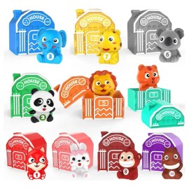 Juegos Didácticos Miaosi Montessori Animales 20 Piezas 2 a 5 Años                                                                                     