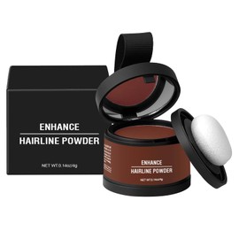Hairline Powder, Hair Texture Powder with Applicator, Root Touchup Up, Long Lasting Coverage Hair Shading Tool Concealer for Gray Hair Touch-Up