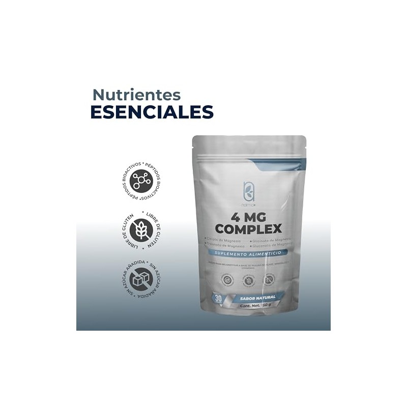 NAIMA 4 MG Complex 150 g, Sabor Natural | Suplemento