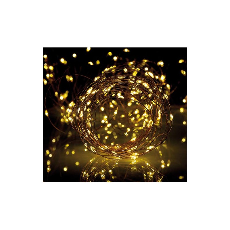 Lunartec Solar Light Wire: Solar String Lights Made of Copper