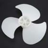 NIKOU 2Pcs Plastic Fan Blades, 3 Leaves Electric Fan Accessories