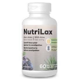 Nutrilax - 100% Natural Laxative for Constipation Relief, 60 Capsules
